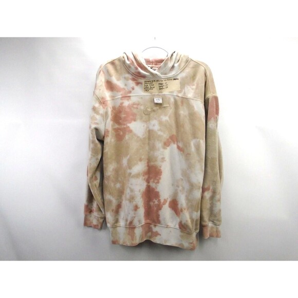 Nike Sportswear Womens Size S Club Tie-Dye French Terry Hoodie Pullover Oversize - Picture 1 of 15